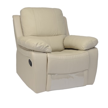 Fotoliu Kring Royal, cu recliner si 3 trepte de confort, piele naturala, Bej, 107 x 98 x 100 cm Fotoliu Kring Royal, cu recliner si 3 trepte de confort, piele naturala, Bej, 107 x 98 x 100 cm