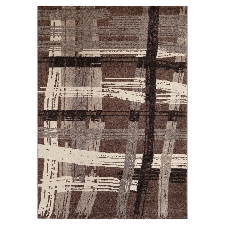 Kилим Biokarpet Thunder 5990 R, бежов - кафяв, 80х150