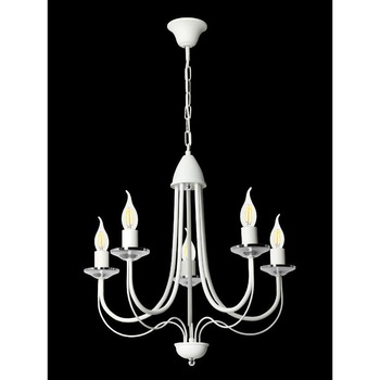 Lustra Lampex, Nicoli 5, Alb Lustra Lampex, Nicoli 5, Alb