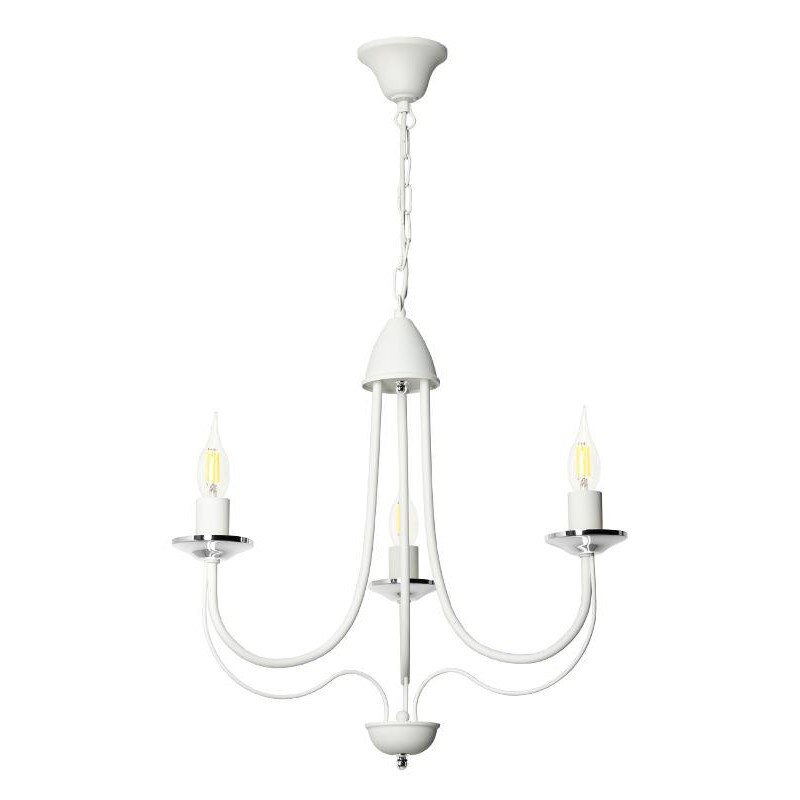 Lustra Lampex, Nicoli 3, Alb