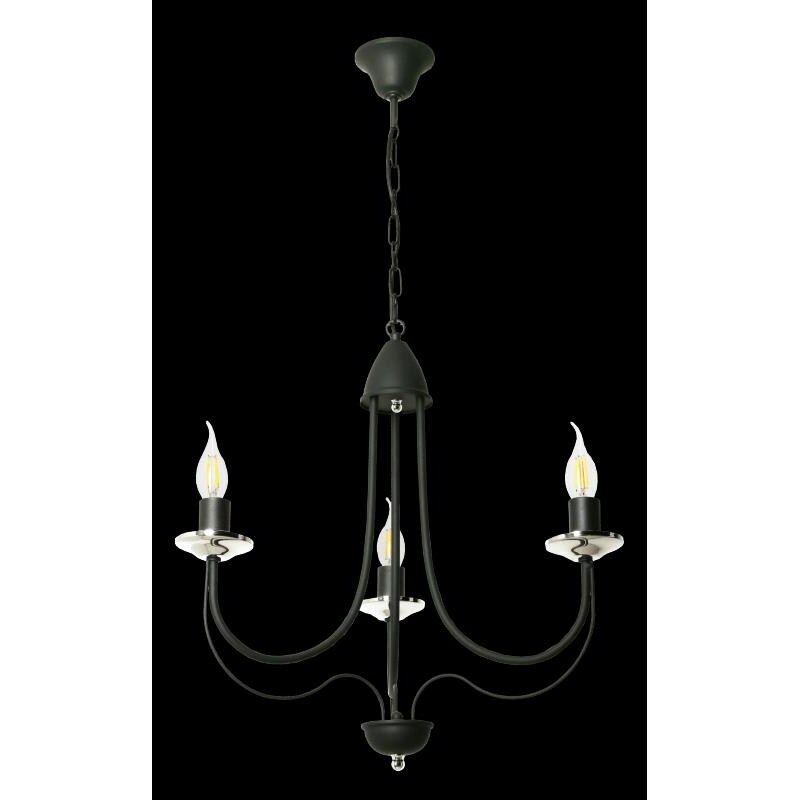 Lustra Lampex, Nicola 3, Negru