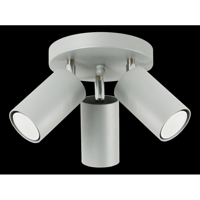 Plafoniera Lampex, Rolos 3A, Gri