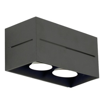 Plafoniera Lampex, Quado Pro, 2x40W, Negru Plafoniera Lampex, Quado Pro, 2x40W, Negru