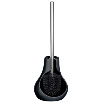 Perie toaleta cu peri din silicon si suport Wenko, 14 x 13 cm Perie toaleta cu peri din silicon si suport Wenko, 14 x 13 cm