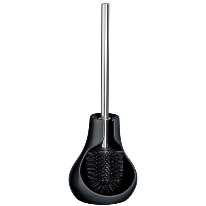 Perie WC cu suport, 40x14x13,5 cm, Wenko