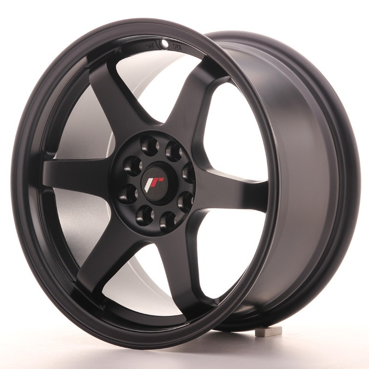 jr3 16"x8" matt fekete alufelni 1db et25 5x100