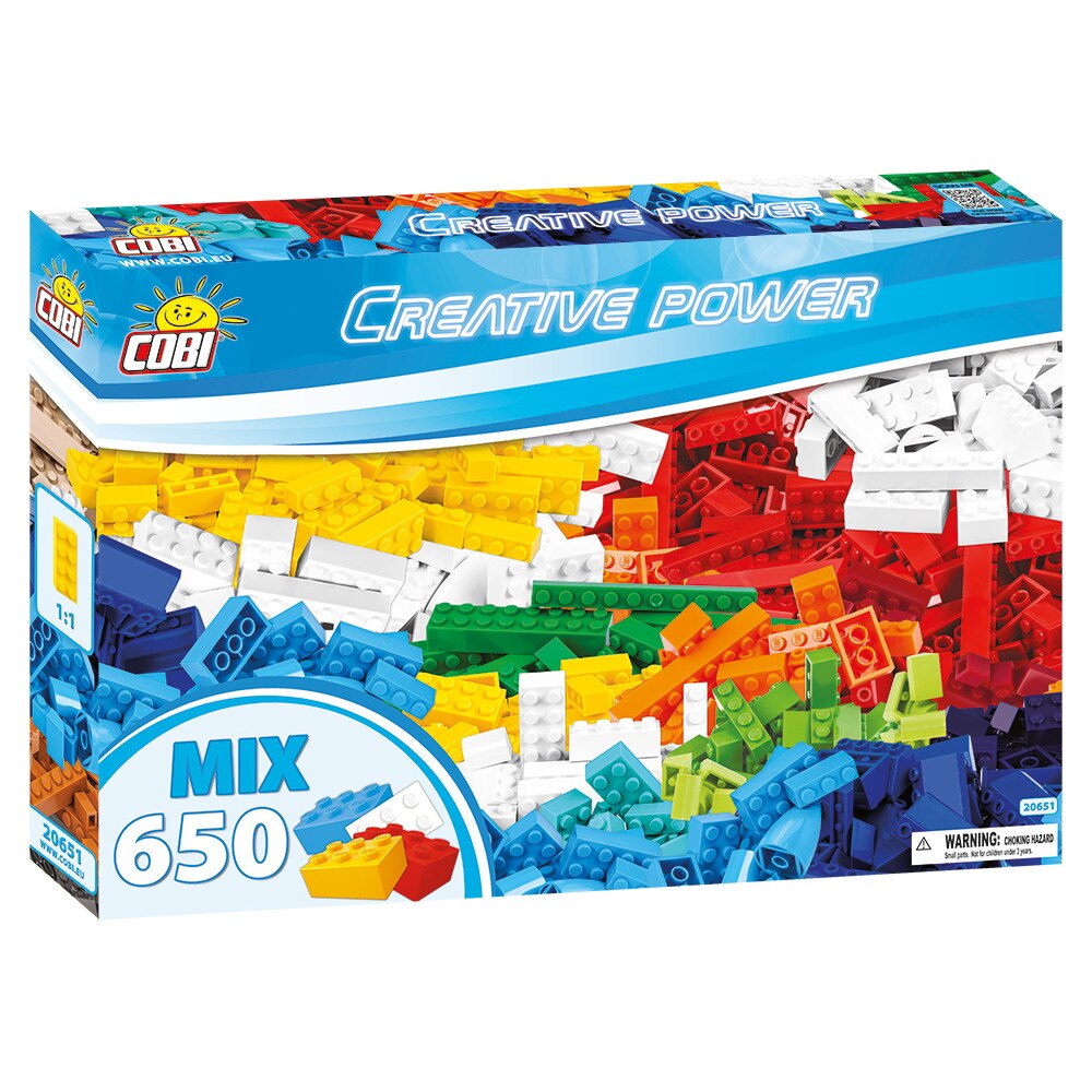 Set de constructie Cobi, Creative Power (650pcs)