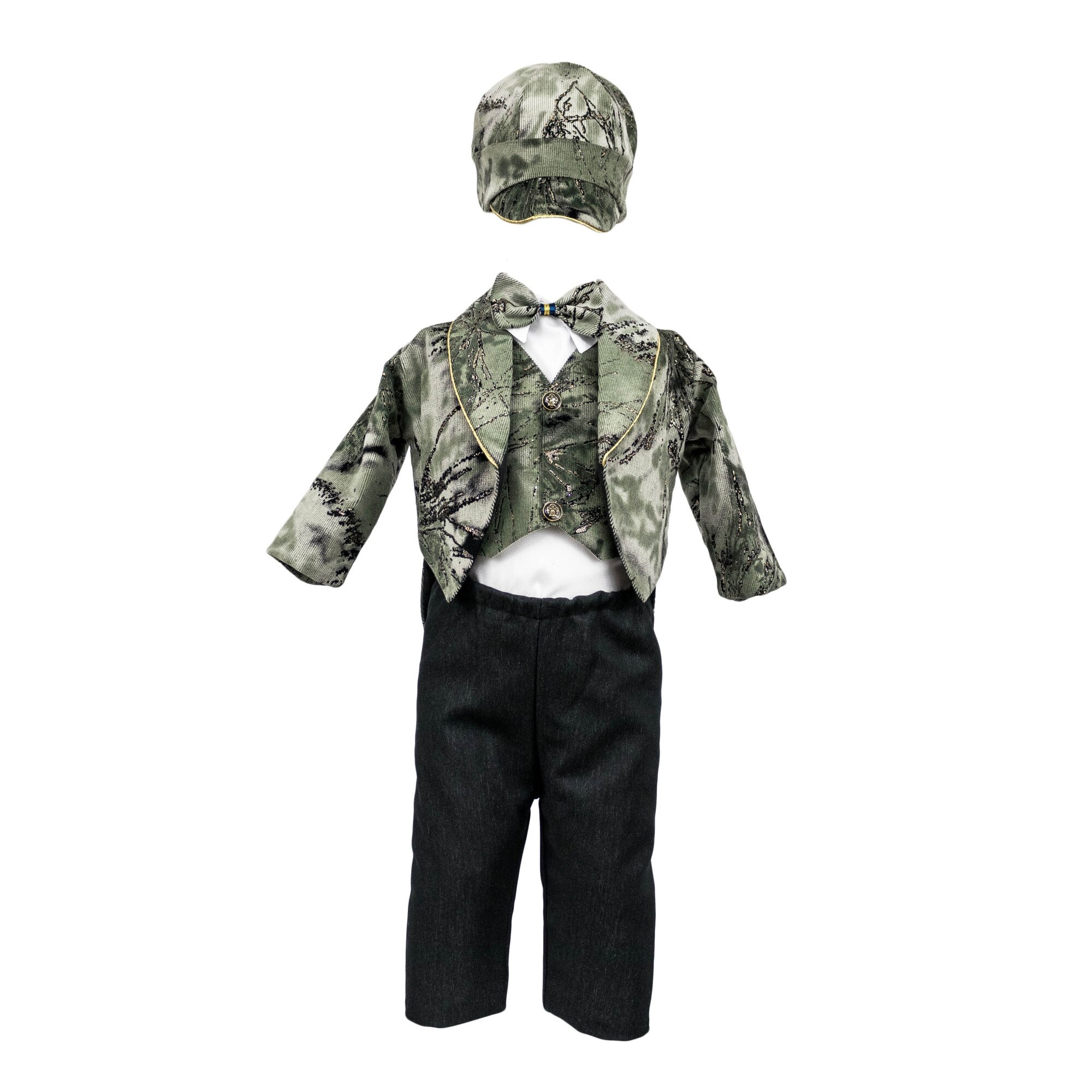 Frac botez Hans, culoare verde, varsta 3-6 luni