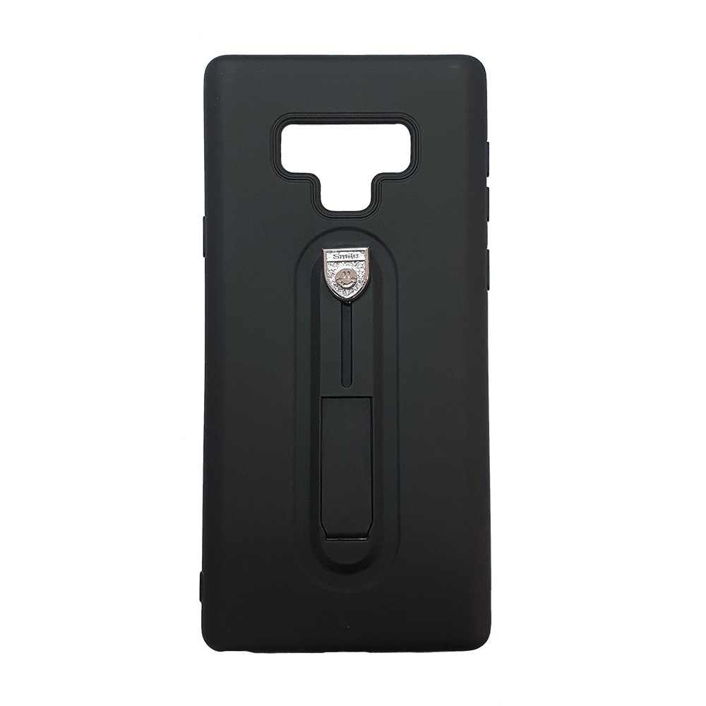 Husa silicon cu suport pentru selfie Samsung Note 9, Negru