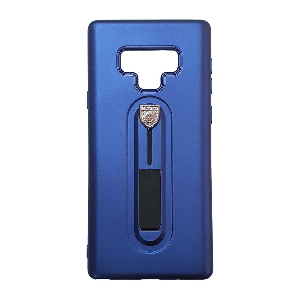 Husa silicon cu suport pentru selfie Samsung Note 9, Albastru