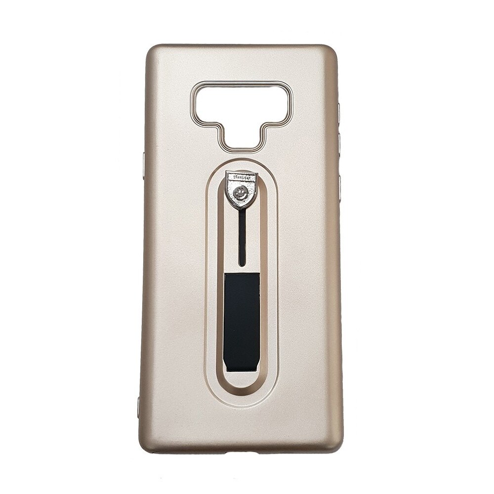 Husa silicon cu suport pentru selfie Samsung Note 9, Auriu