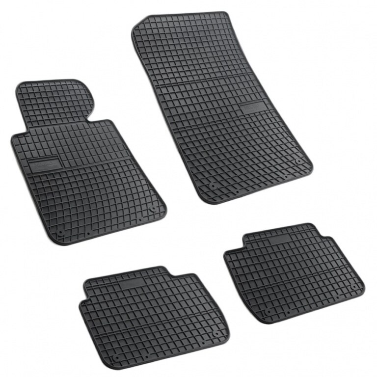 Set 4 presuri din cauciuc negru antiaderent BMW E65 / E66 / E67 seria 7 2001-2008