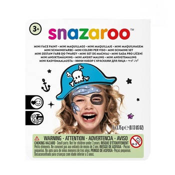 Set pictura pe fata Blue Pirate Snazaroo Set pictura pe fata Blue Pirate Snazaroo