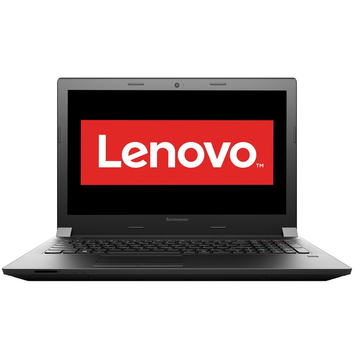 Lenovo IdeaPad B50-80 Laptop Intel® Core™ i7-5500U 2.40GHz-es processzorral, Broadwell™, 15.6", 4GB, 500GB, DVD-RW, Intel® HD Graphics, Ujjlenyomat olvasó, Bluetooth, Free DOS, Fekete, Magyar billentyűzet