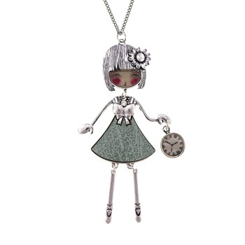 Pandantiv cu lant Bambola Luxemburghese-Green, Gatsby Style Revival by Roxannes - Bambole Milanesi, Verde 41416-Green Pandantiv cu lant Bambola Luxemburghese-Green, Gatsby Style Revival by Roxannes - Bambole Milanesi, Verde 41416-Green