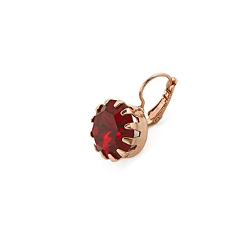 Roxannes - Mariana Jewellery, Cercei placati cu aur de 24K cu cristal fatetat Poppy Roxannes - Mariana Jewellery, Cercei placati cu aur de 24K cu cristal fatetat Poppy