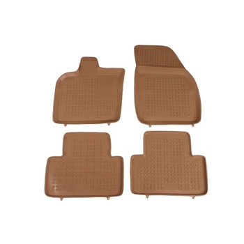Set covoare cauciuc tip tavita, culoare bej, Premium VOLVO V50 01.2004-12.2012 Set covoare cauciuc tip tavita, culoare bej, Premium VOLVO V50 01.2004-12.2012