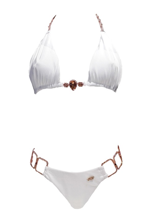 Regina's Desire Tessa Luxus Bikini Szett - Fehér - L