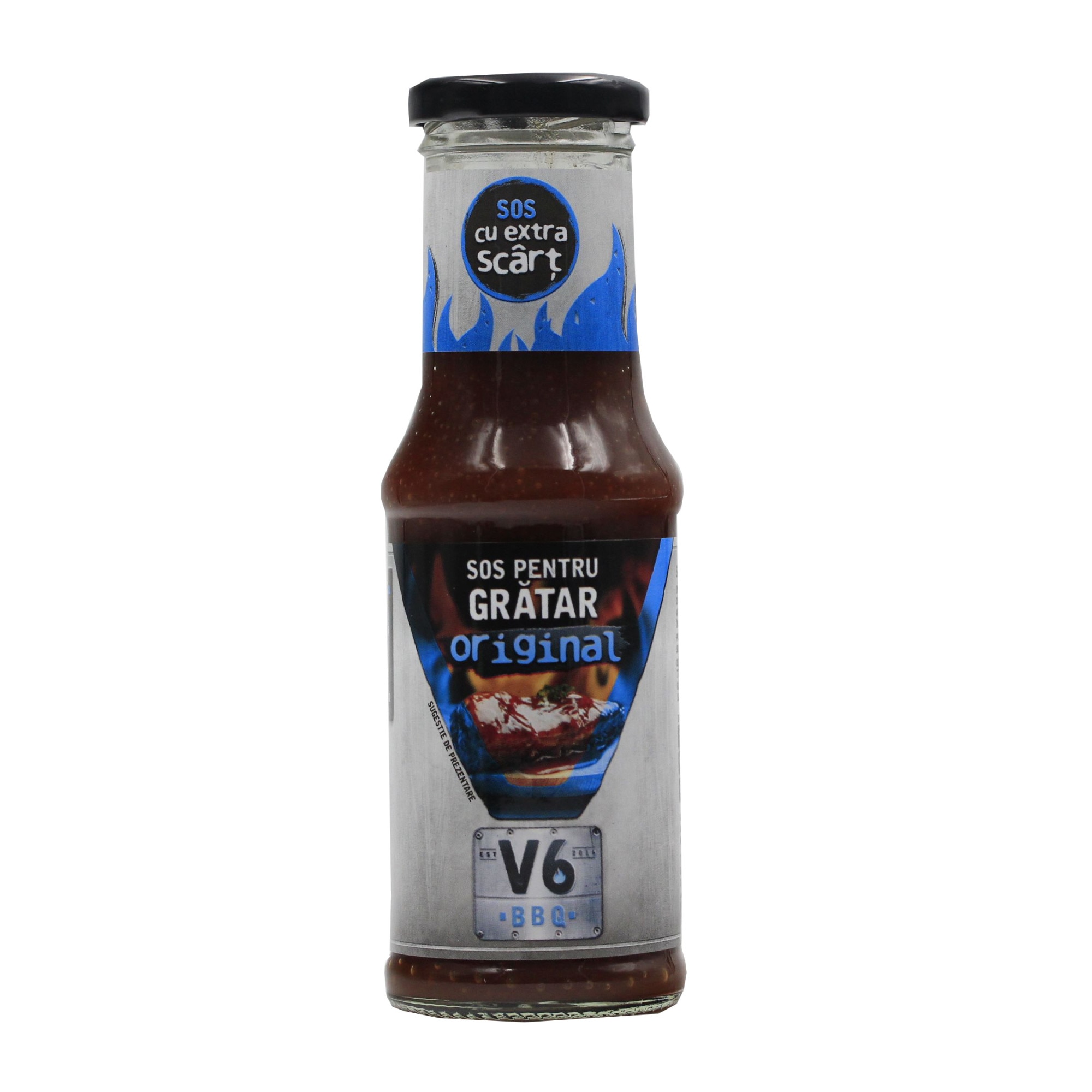 Sos barbeque Original, V6BBQ, 200 ml