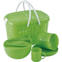 Set picnic pentru 6 persoane, 38 piese, PALISAD Camping