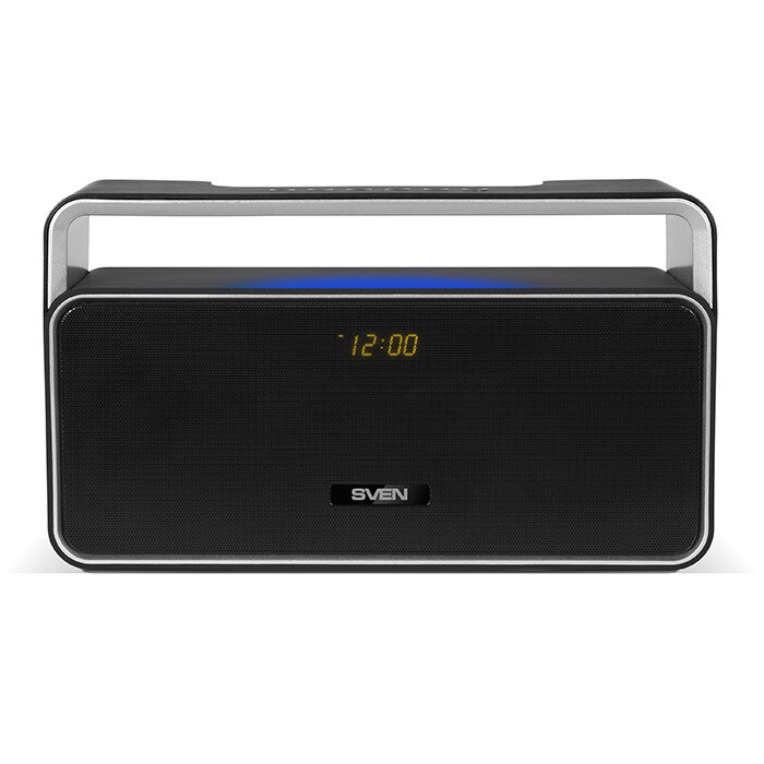Boxa portabila SVEN PS-185 2000mAh, 10W RMS, Black, BT, FM, USB, MicroSD, Led-Display
