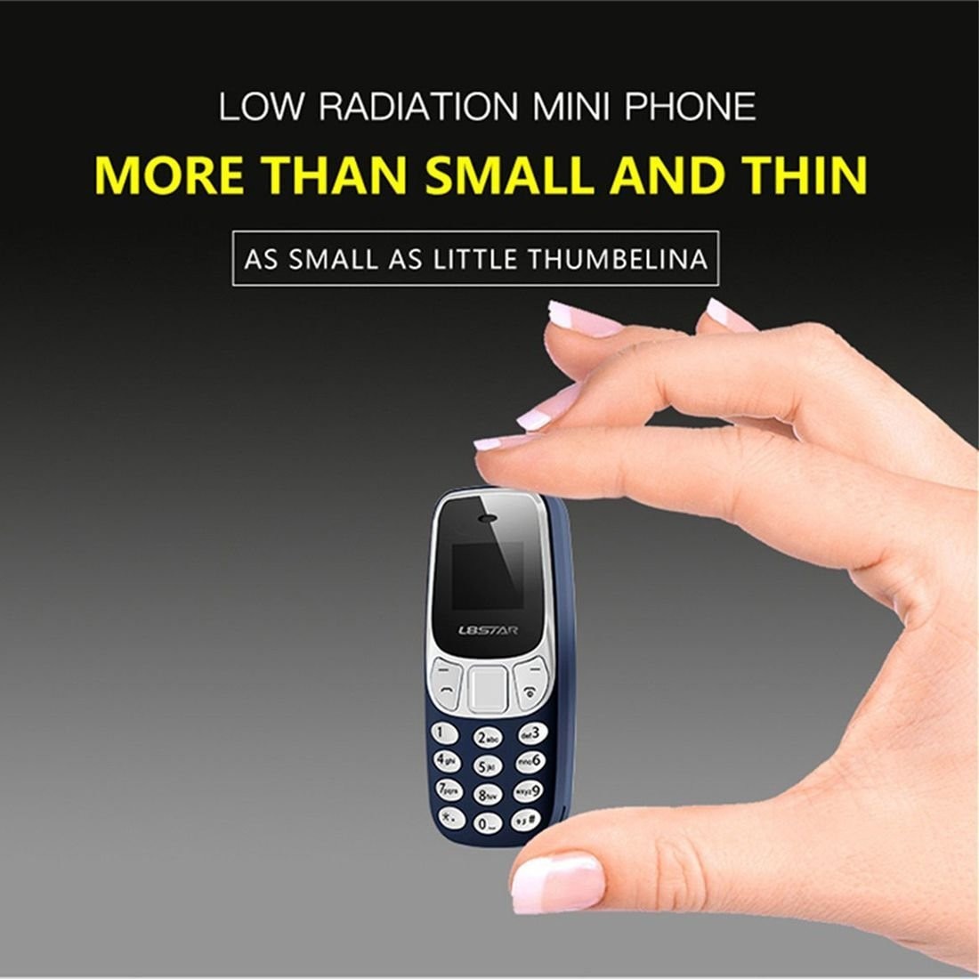 Mini Telefon Radio Fm Bluetooth Model Nokia Dual Sim 330M - Albastru