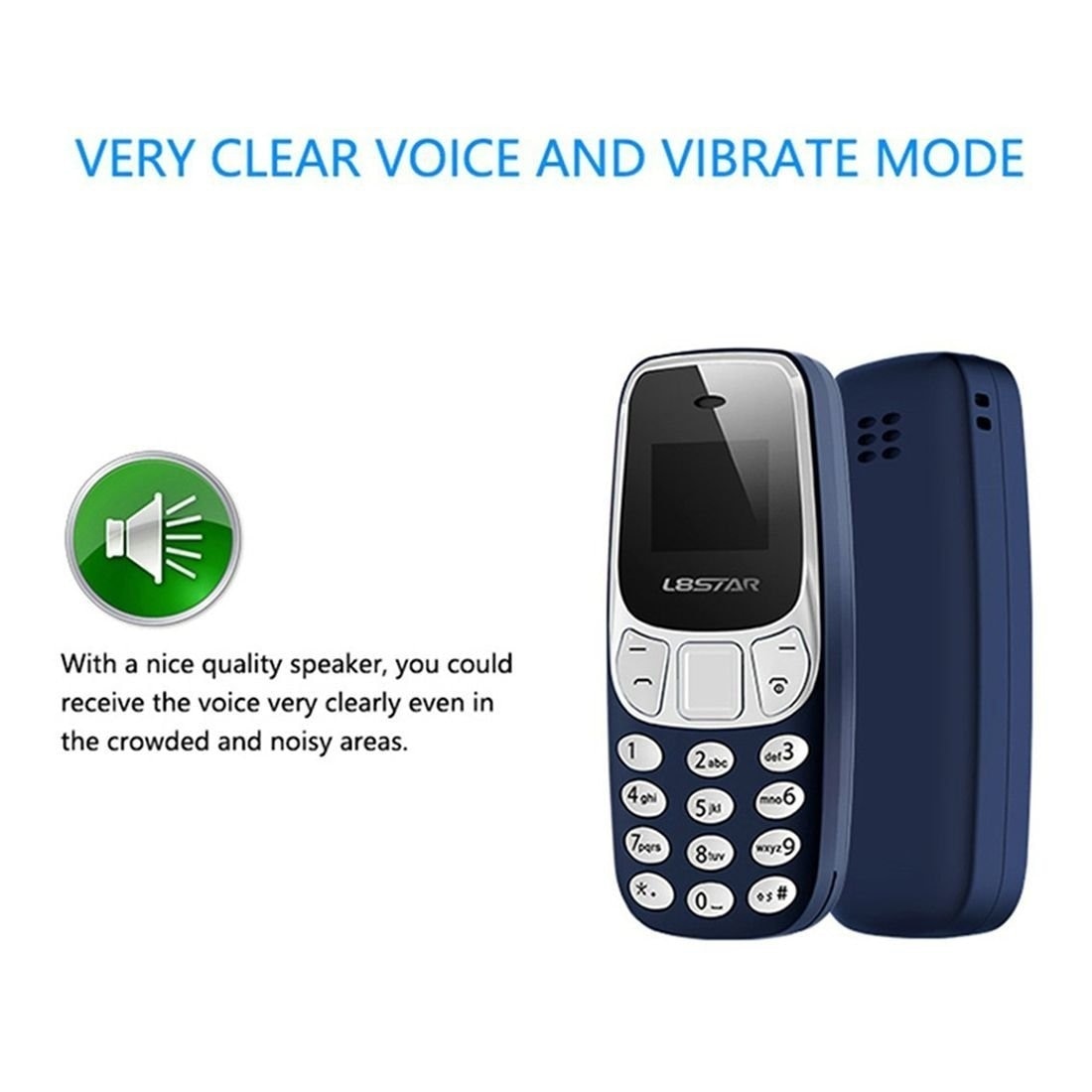Mini Telefon Radio Fm Bluetooth Model Nokia Dual Sim 330M - Albastru