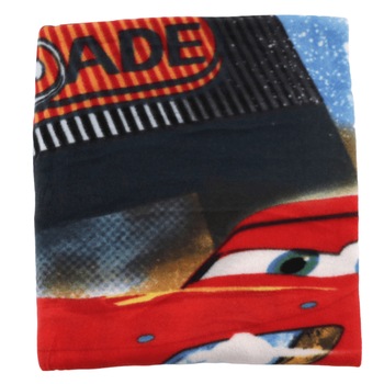 Patura Cars Disney, 120x140 cm, poliester, Multicolor Patura Cars Disney, 120x140 cm, poliester, Multicolor