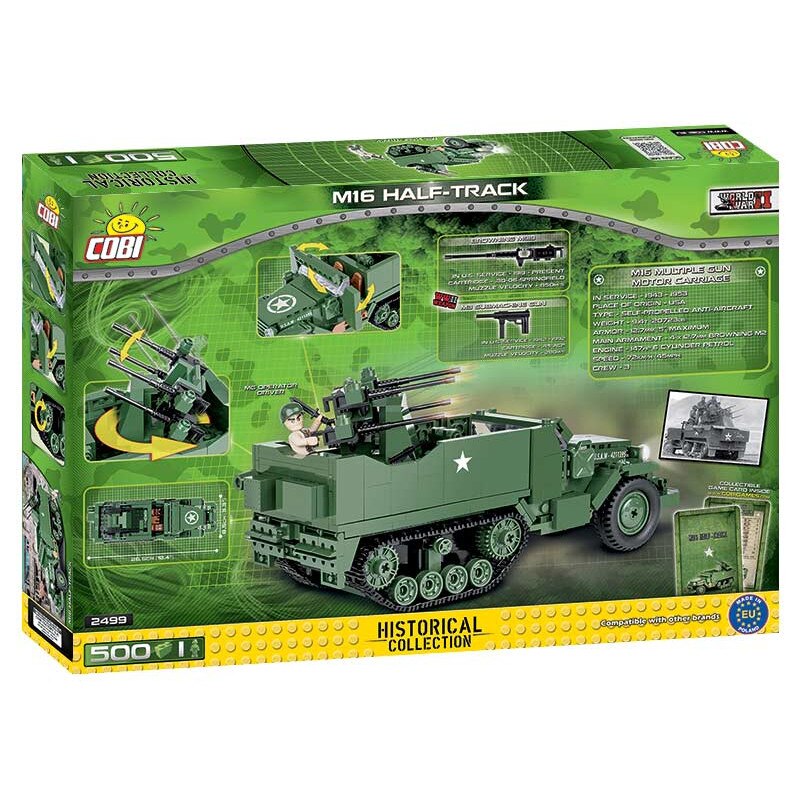 Конструктор Cobi, Small Army, бронирана кола M16 (500 бр.) - eMAG.bg