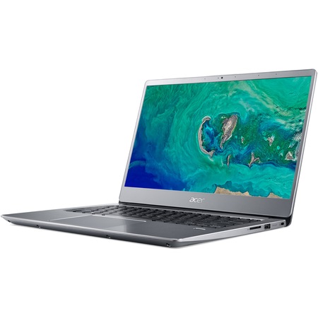 Laptop ultraportabil Acer Swift 3 SF314-56-56X3 cu procesor Intel® Core™ i5-8265U pana la 3.90 GHz, Whiskey Lake, 14", Full HD, IPS, 8GB, 256GB SSD, Intel UHD Graphics 620, Microsoft Windows 10, Silver