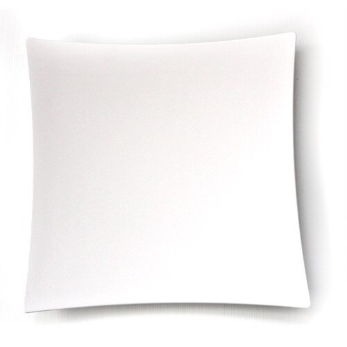 Platou patrat RAKI melamina 35x35x1cm alb