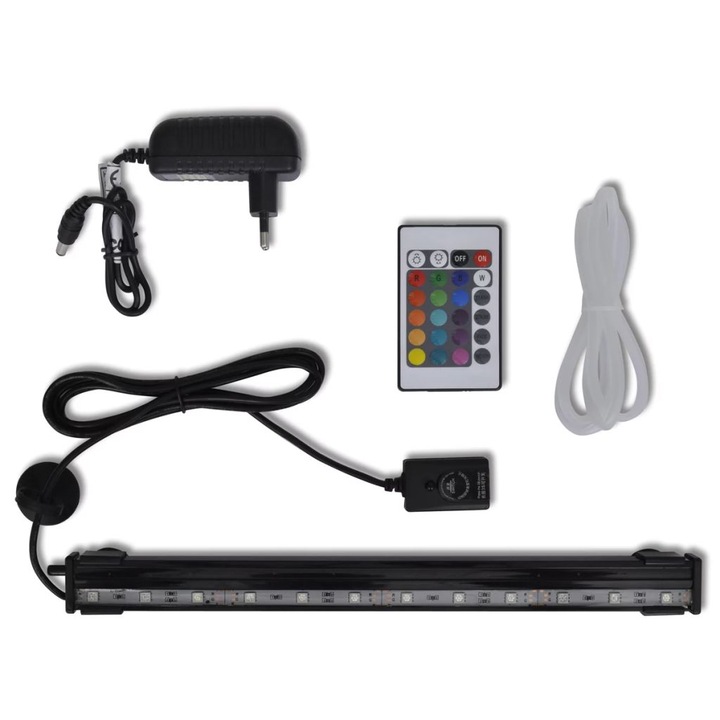 LED потопяема лампа с батерии RGB vidaXL, 32 см