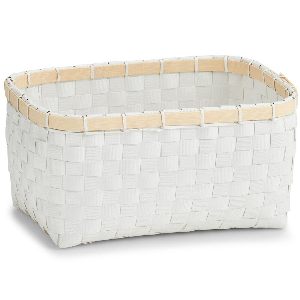 Cutie depozitare Zeller, 27 x 18 x 13.5 cm, Alb/Bej