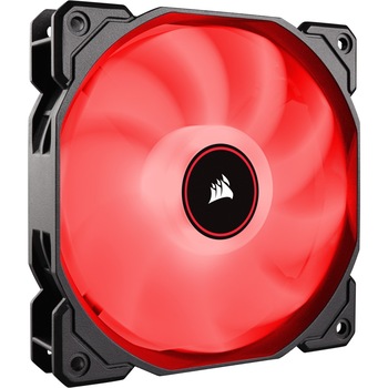Ventilator PC Corsair AF140 LED Low Noise Cooling Fan, 1200 RPM, Single Pack - Red Ventilator PC Corsair AF140 LED Low Noise Cooling Fan, 1200 RPM, Single Pack - Red