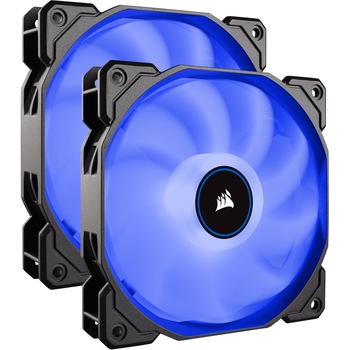 Ventilator PC Corsair AF140 LED Low Noise Cooling Fan, 1200 RPM, Dual Pack - Blue Ventilator PC Corsair AF140 LED Low Noise Cooling Fan, 1200 RPM, Dual Pack - Blue