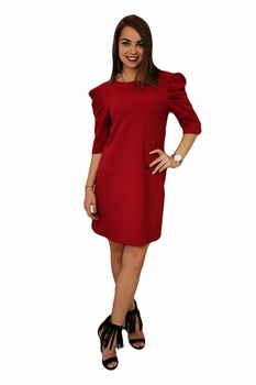 Rochie femei,culoare bordo,marime M Eu Rochie femei,culoare bordo,marime M Eu