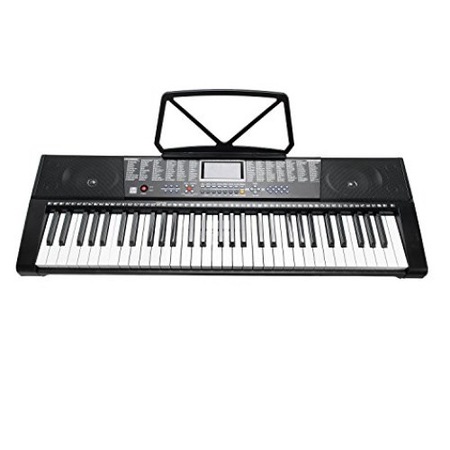 Pachet promo: Orga electronica MK-2108 61 de Clape Luminate Led, Functii invatare 3 lectii, 5 Octave, Usb, Mp3, Inregistrare, control efecte, tempou + Mini Boxa Portabila KlaussTech, Handsfree, USB, Bluetooth, Radio FM, Usoara, Negru