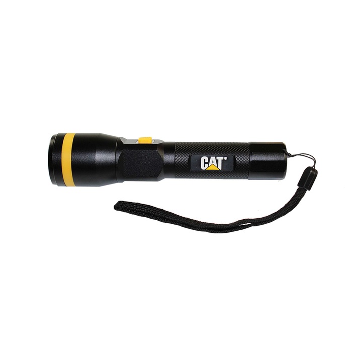 Фенер CAT CT2505, LED, 120m, 550lm, 3x AAA, Черен
