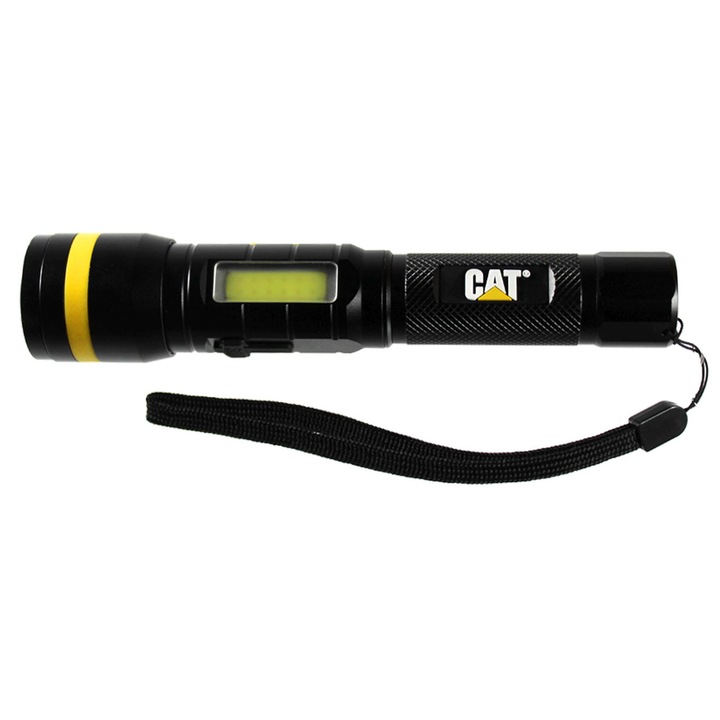 Фенер CAT, CT6215, LED, 300m, 700LM, 100LM, Черен