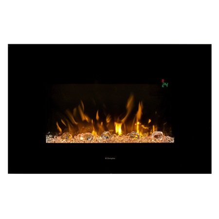 Semineu electric Toluca - tehnologie 3D Dimplex Optiflame cu sunet