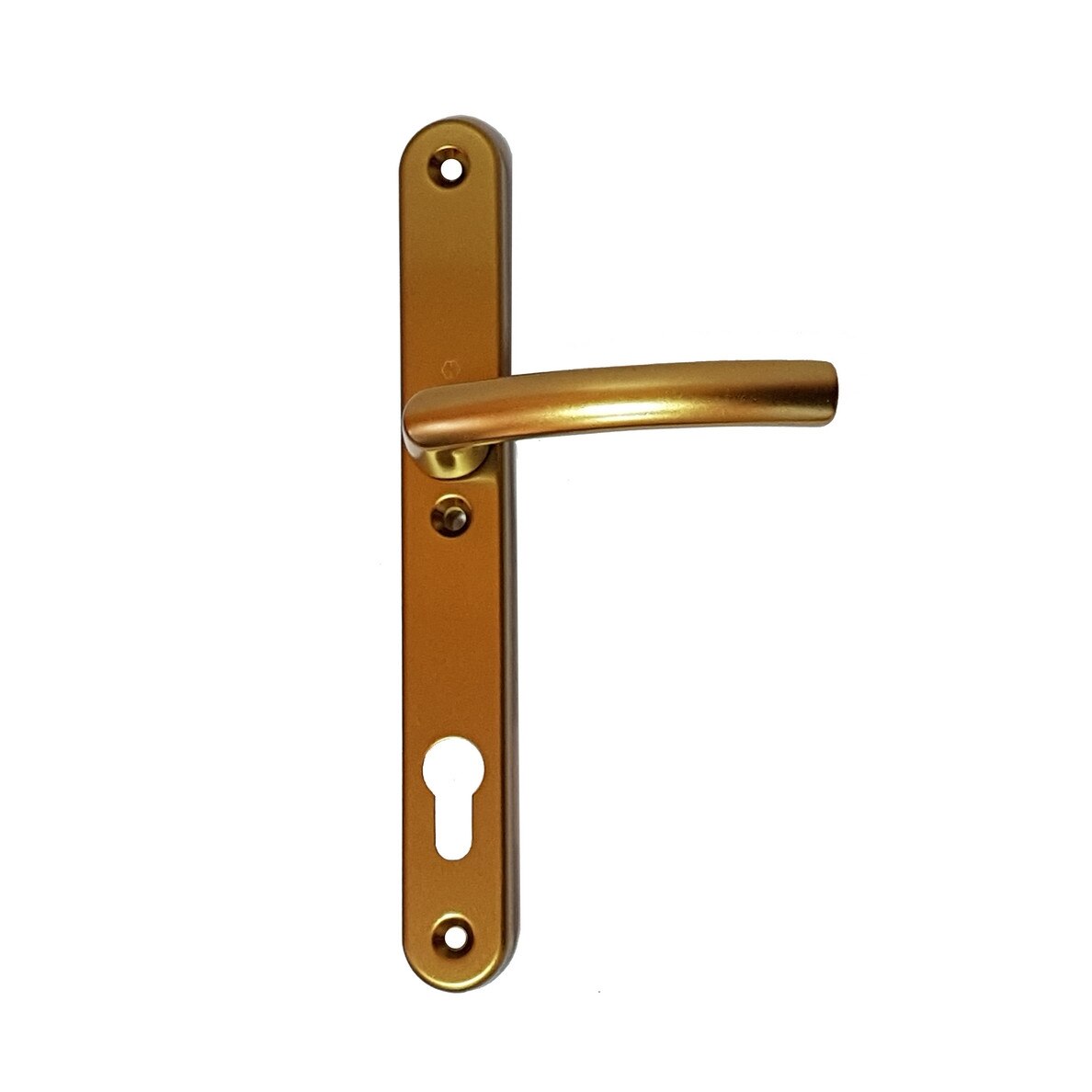 Maner usa exterior, Hoppe Lima, cu sild pentru cilindru, material aluminiu, culoare bronz, 92 x 30 mm