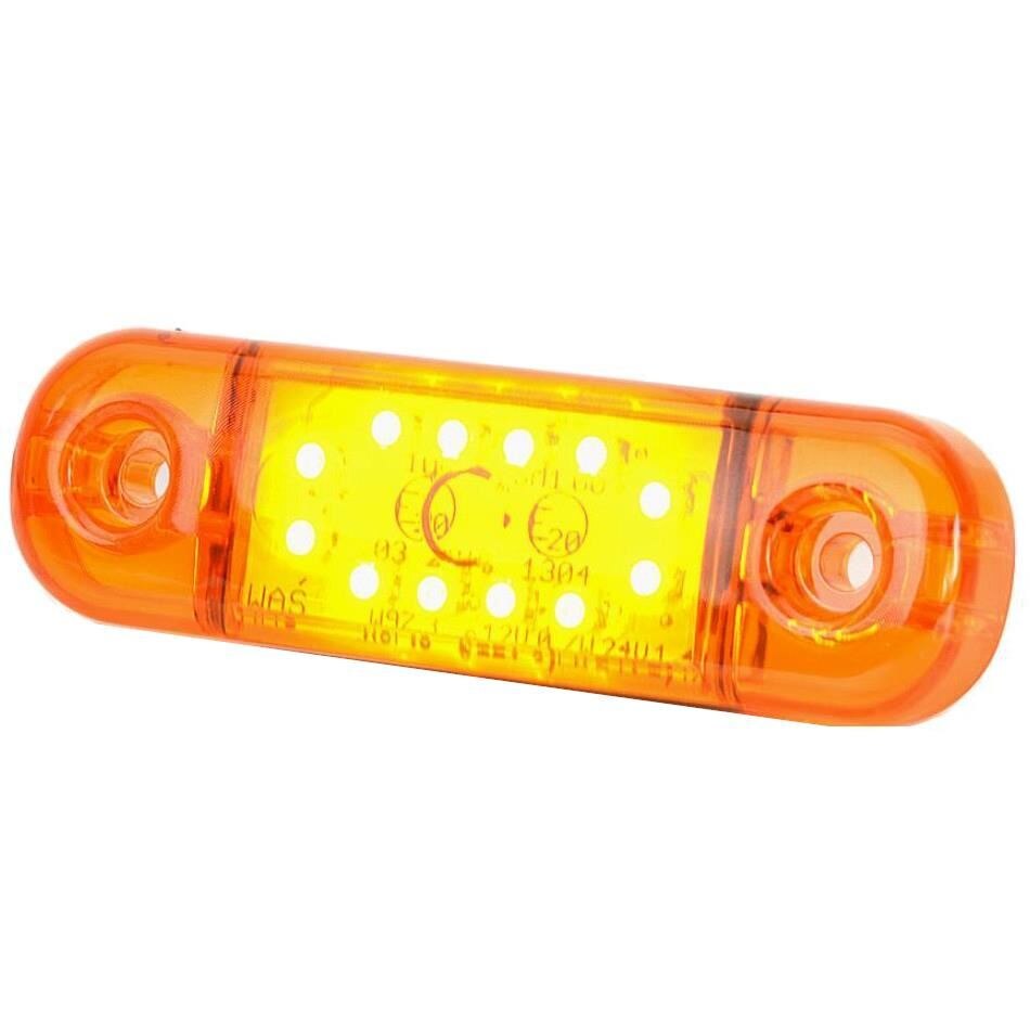 Lampa gabarit 84x24, LED, slim, galbena, 12-24V, W97.3 714 Was