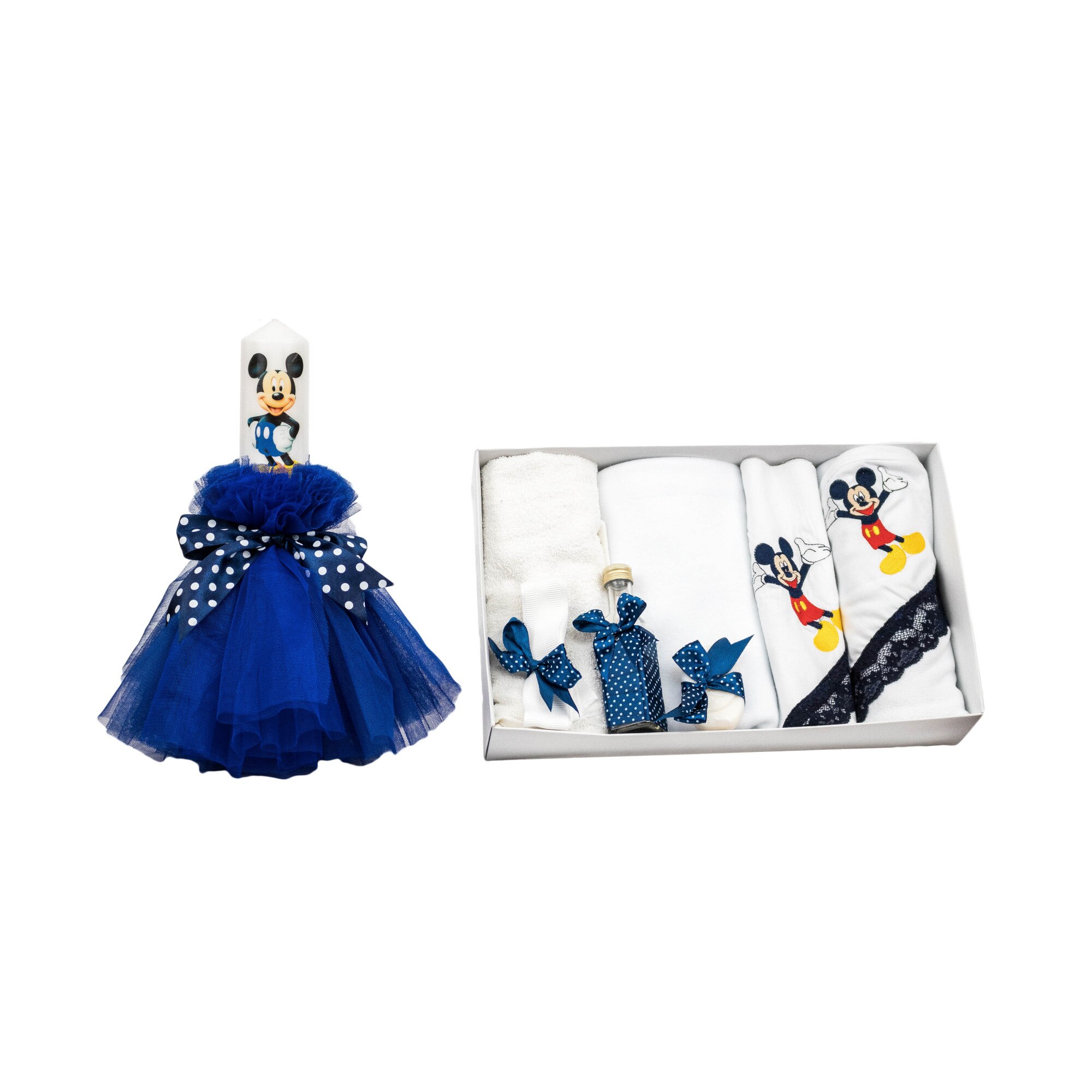 Set botez Mickey Mouse doua piese