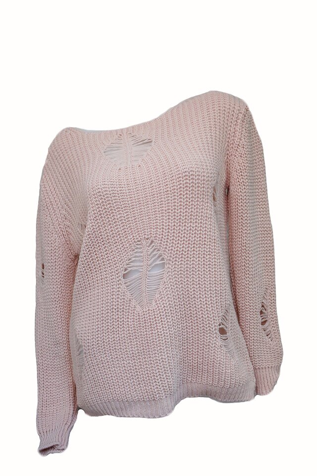 Pulover dama,culorare roz pudra,marime M-L EU