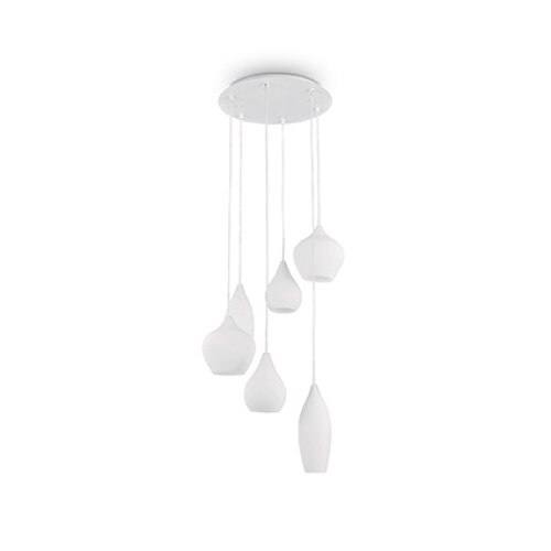 Lustra, SOFT SP6 BIANCO, IDEAL LUX , 8021696087818, alb