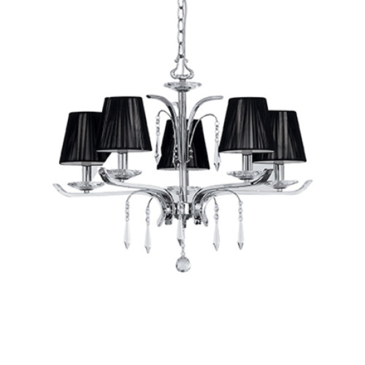Lustra, ACCADEMY SP5, IDEAL LUX, 8021696020600, crom