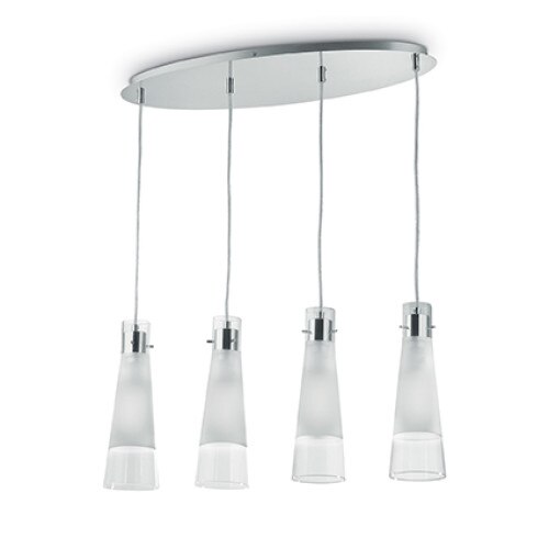 Lustra, KUKY SP4 TRASPARENTE, IDEAL LUX , 8021696023038, transparent