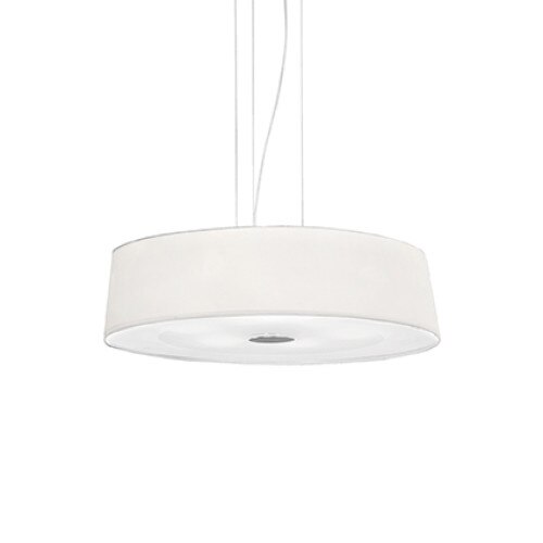 Lustra, HILTON SP4 ROUND BIANCO, IDEAL LUX , 8021696075501, crom
