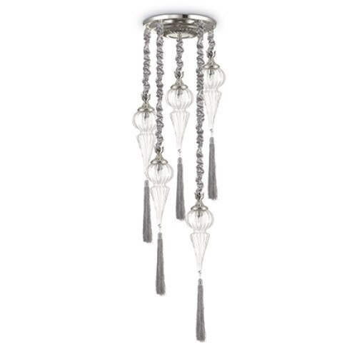 Lustra, HAMMAM SP5, IDEAL LUX , 8021696139586, argintiu