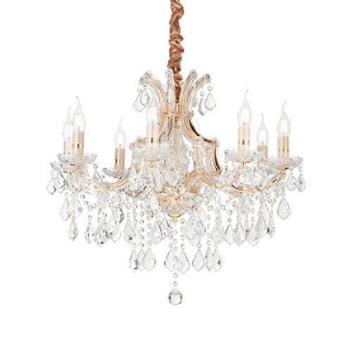 Lustra, NAPOLEON SP8 ORO, IDEAL LUX , 8021696167398, auriu